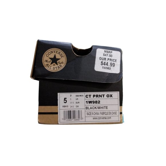 Converse All Stars Chuck Taylor Print Ox Men's Size 5, Women's Size 7 NWT - Picture 6 of 9